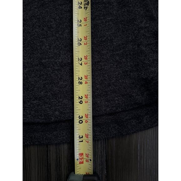 Abercrombie & Fitch Men’s Soft A&F Tee Minimalist Long Sleeve Charcoal Gray XL - Picture 4 of 6